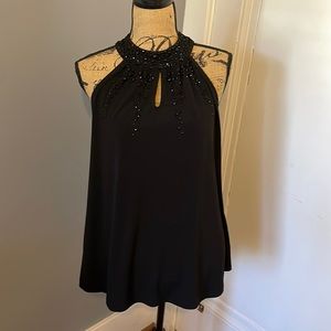 Lane Bryant black halter top